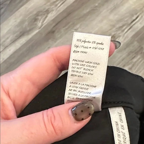 Blank NYC Black Ponte Stretchy Soft Knit Pant Slim Skinny 27 - Picture 8 of 9